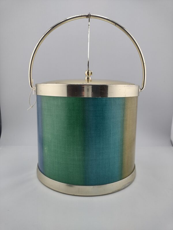 KRAFTWARE BLUE/GREEN/GOLD ICE BUCKET - Image 3