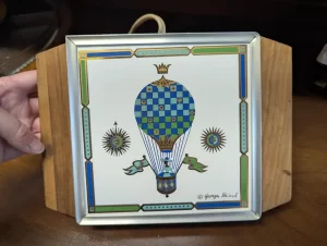 Georges Briard Hot Air Balloon Hot Butler Food Warmer