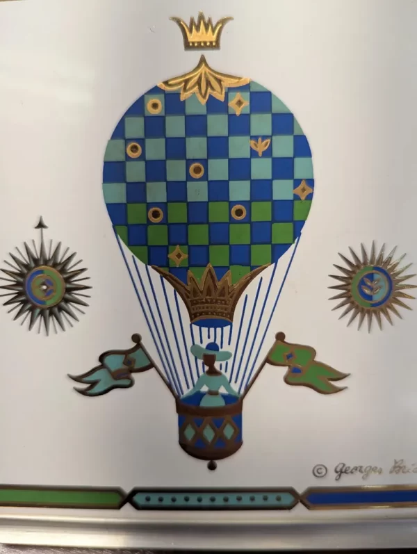 Georges Briard Hot Air Balloon Hot Butler Food Warmer - Image 4