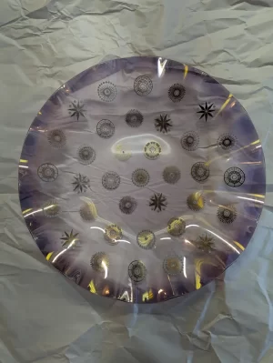 Dorothy Thorpe Glama Glass Round Tray