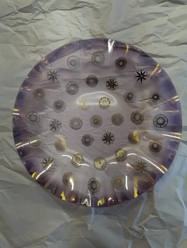 Dorothy Thorpe Glama Glass Round Tray