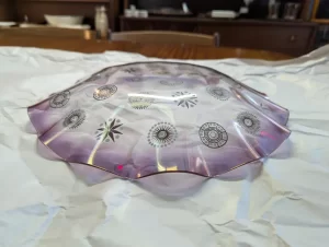 Dorothy Thorpe Glama Glass Round Tray