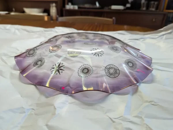 Dorothy Thorpe Glama Glass Round Tray - Image 2