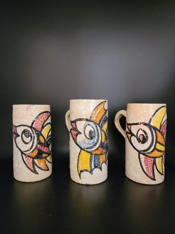 ESPANA S/6 FISH MUGS W PITCHER & 5 BOWLS - Image 9