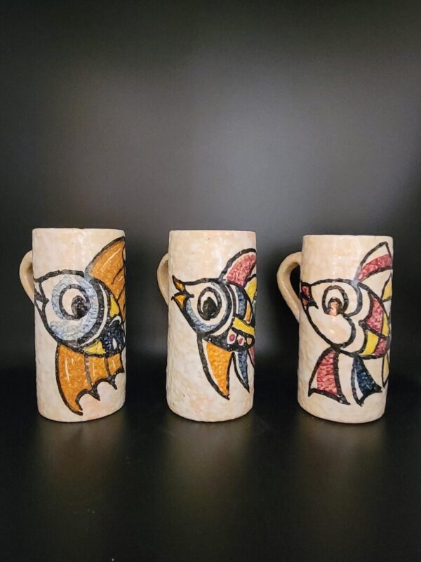ESPANA S/6 FISH MUGS W PITCHER & 5 BOWLS - Image 8