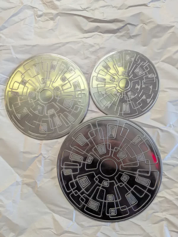 Gense Sweden UFO Trivets set of 3