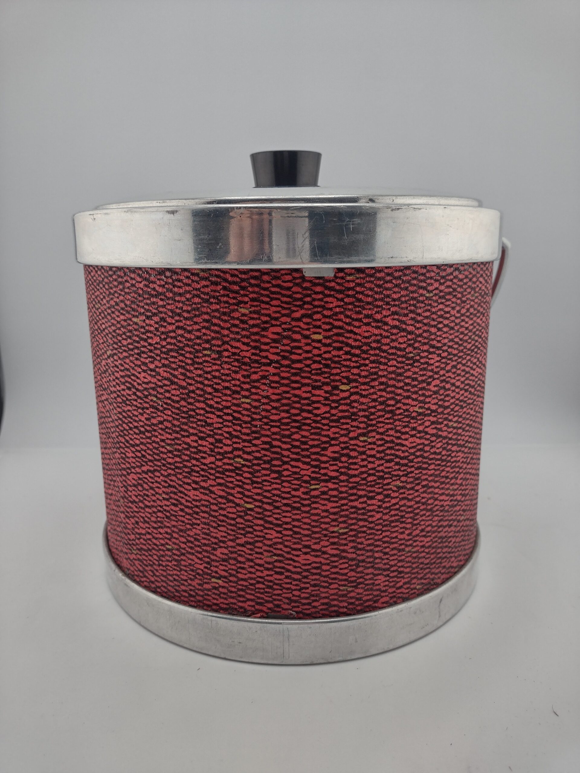 NASCO CAVALIER RED ALUMINUM ICE BUCKET