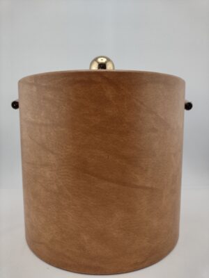 GEORGES BRIARD VINYL/GOLD ICE BUCKET