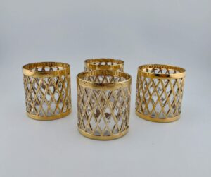 Imperial Glass Co. Sekai Ichi Old Fashioned, Set of 4
