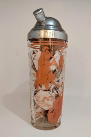 Hazel Atlas Musical Pigs Cocktail Shaker