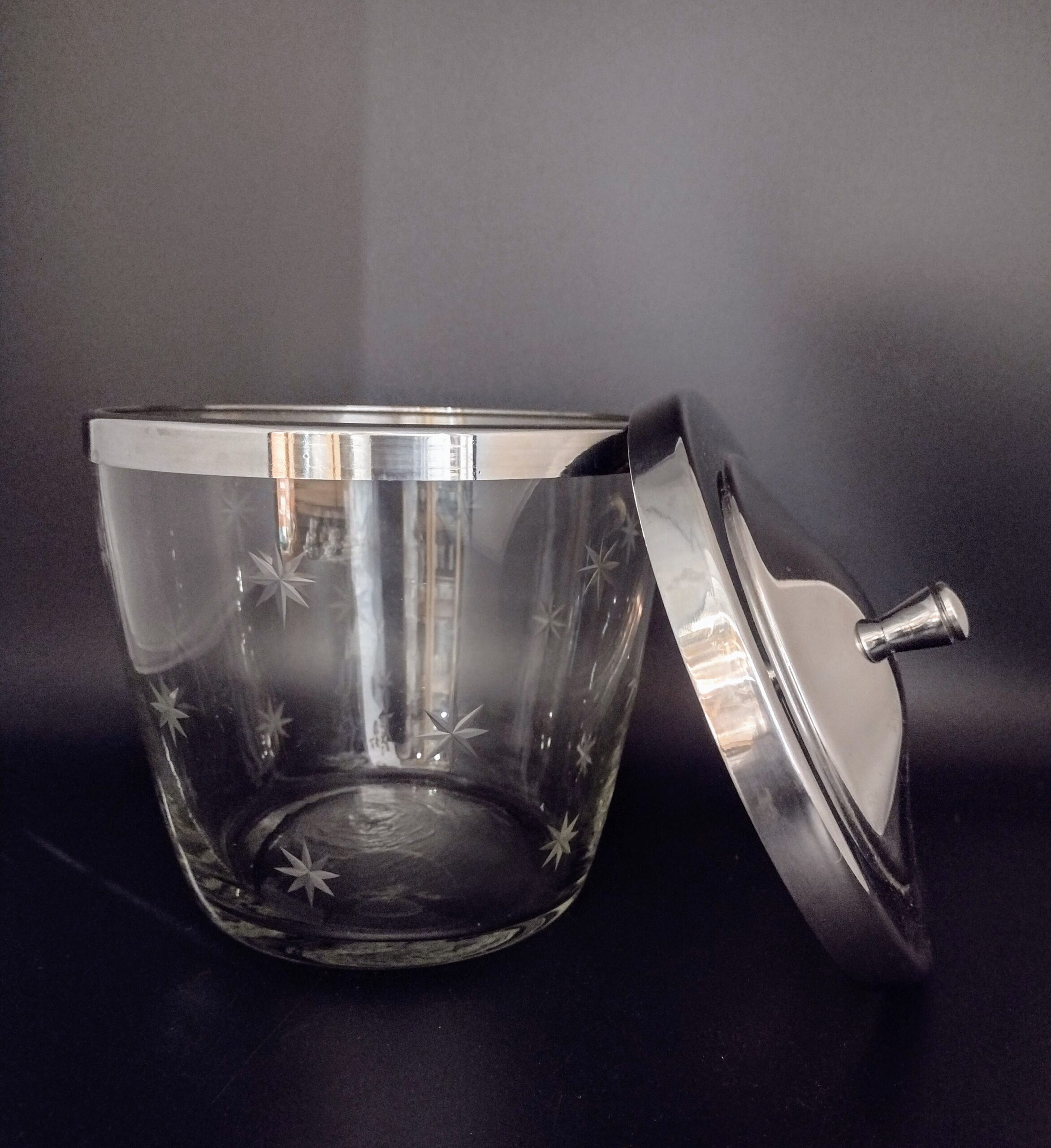 Etched Starburst Ice Bucket