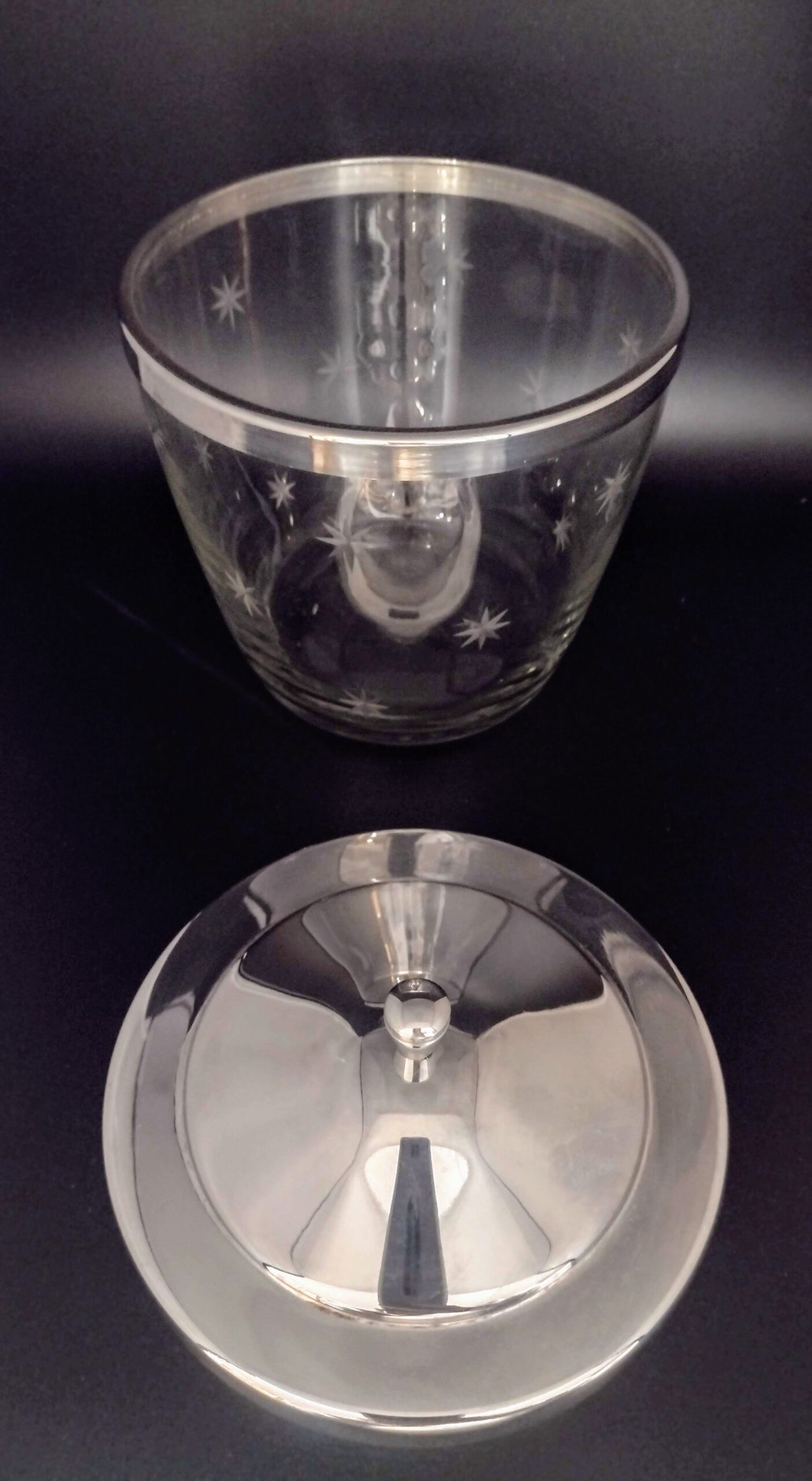 Etched Starburst Ice Bucket
