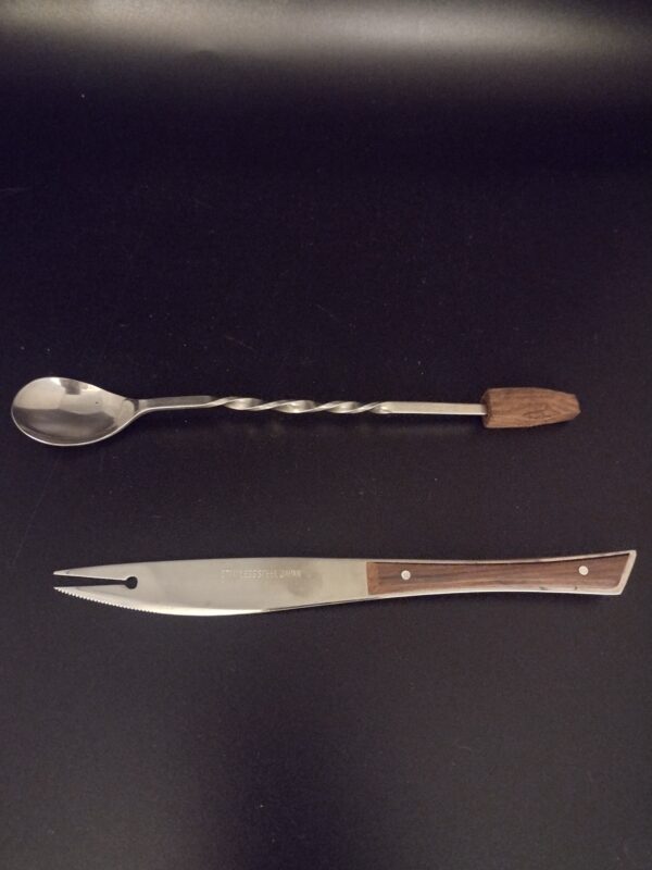 Bar Tools 5 Piece Set, Rosewood & Stainless Steel - Image 5