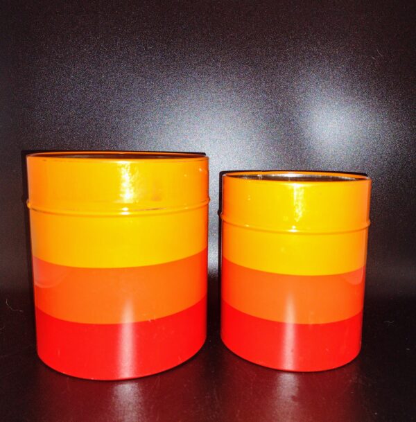 HOLT-HOWARD RED/YELLOW CANISTERS S/2 - Image 3