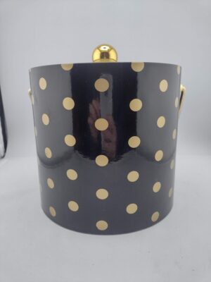 MR ICE BUCKET BLACK/GOLD POLKA DOT