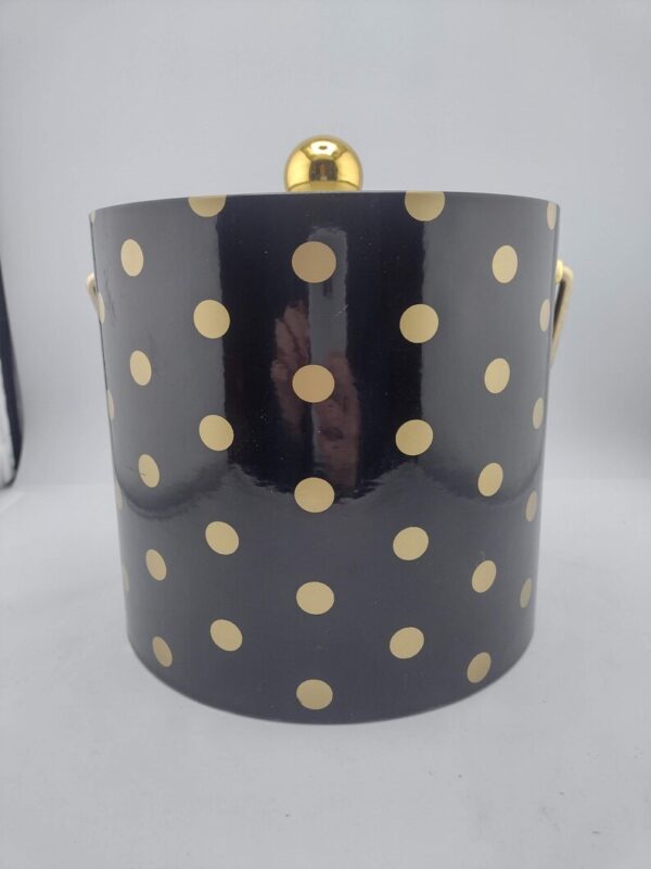 MR ICE BUCKET BLACK/GOLD POLKA DOT